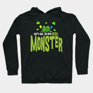 Green Irish Monster Hoodie